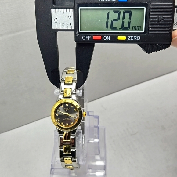 Womens Clique Quartz Watch Two Tone Water Resistant Japan Movt New Battery - Picture 5 of 9